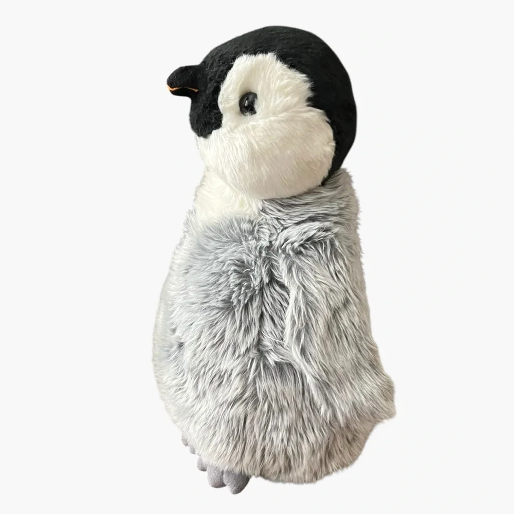 Aurora Adorable Flopsie Penny Penguin Stuffed Animal Timeless Companion Gray 12